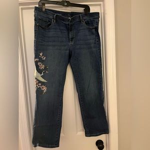 Loft Crop Denim, size 16
